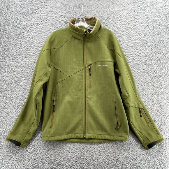 Rossignol Jacket Adult Medium Green SoftShell Ski Snowboard Sample Outdoor Men's - Picture 2 of 11